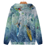 Scott Kish women's zip surfing hoodie