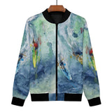 women's surfing bomber jacket