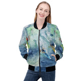Scott Kish women's surfer bomber jacket