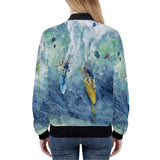 surfer bomber jacket for women