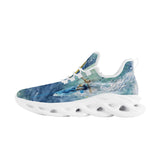 white surfing tennis shoes
