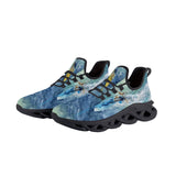 Scott Kish women's athletic shoes with surfing design