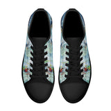Women's Low Top Canvas Shoes - Surfing Design
