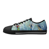 Women's Low Top Canvas Shoes - Surfing Design