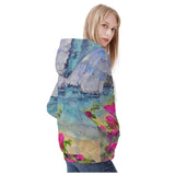 tropical zip hoodie by Scott Kish