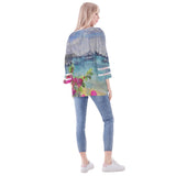 Caribbean Ocean Sailboats Blouse