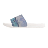 Caribbean slides in white - side view