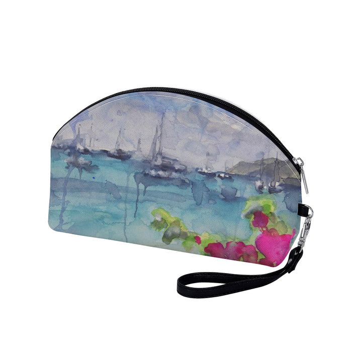 sailboat cosmetics bag