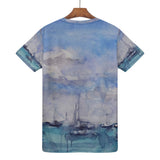 tropical sailboat shirt by artist Scott Kish