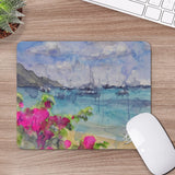 mouse pad with tropical painting by Scott Kish