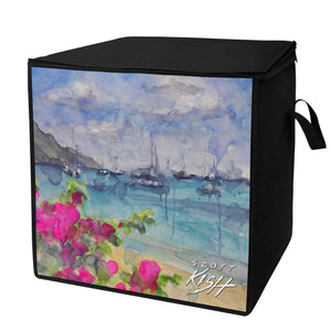 caribbean bedding storage bag