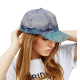 woman wearing Scott Kish Caribbean baseball cap