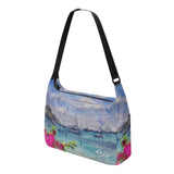 caribbean ocean laptop shoulder bag