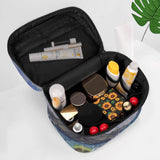 inside of Scott Kish Caribbean cosmetics case