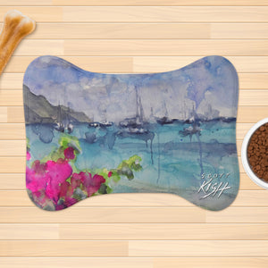 sailing dog rug