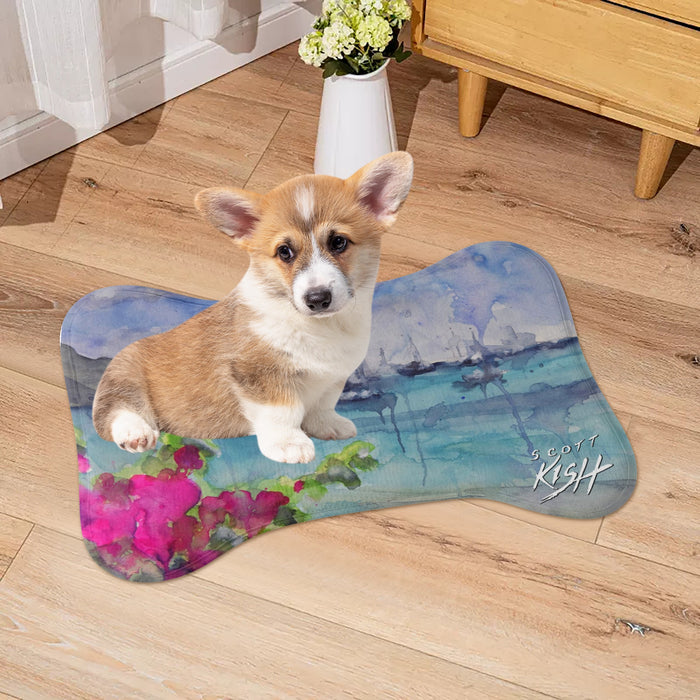 caribbean dog pet rug