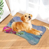 caribbean dog mat