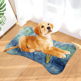 dog mat with surfing design