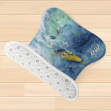 dog mat with surfing design by Scott Kish