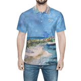 tropical polo shirt