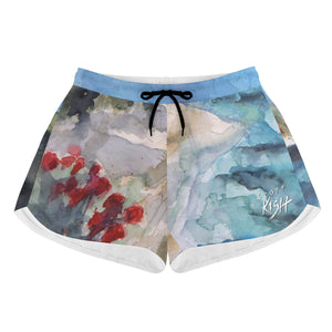 Women's Caribbean Shorts - Anguilla Painting