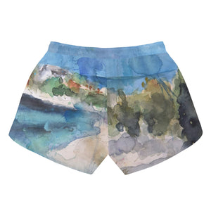 Women's Caribbean Shorts - Anguilla Painting