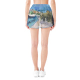 Women's Caribbean Shorts - Anguilla Painting