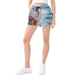 Women's Caribbean Shorts - Anguilla Painting