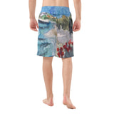 Men's Caribbean Board Shorts - Anguilla Painting