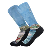 Caribbean Sea crew socks