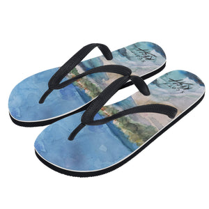 Caribbean flip flops