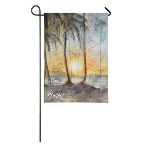 Small Sunset Garden Flag