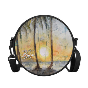 Sunset Round Satchel Bag