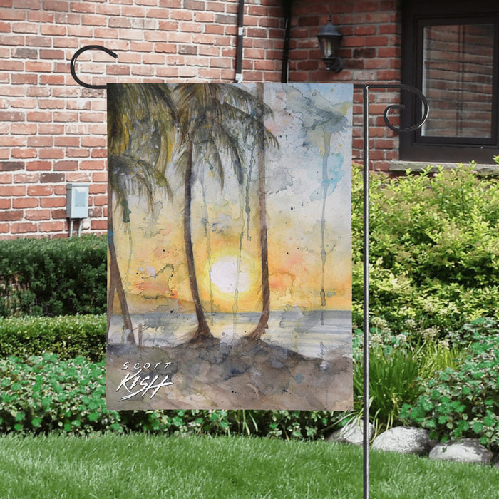 Small Sunset Garden Flag