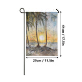 Small Sunset Garden Flag