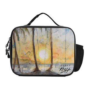 Leather Sunset Lunch Bag