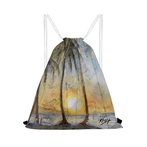 Sunset Drawstring Bag