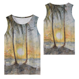 Men's Sunset Tank Top