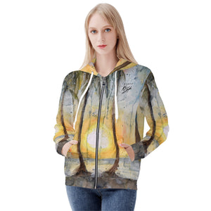 Women's Sunset Zip Hoodie