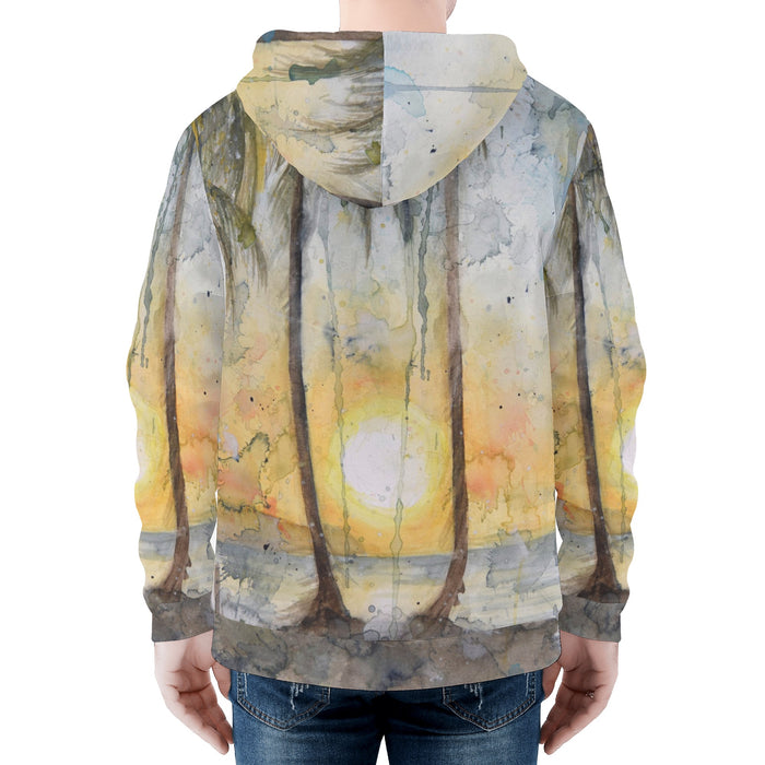 Men's Sunset Zip Hoodie