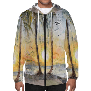 Men's Lightweight Tropical Zip Hoodie