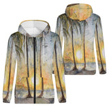 Women's Lightweight Sunset Zip Hoodie