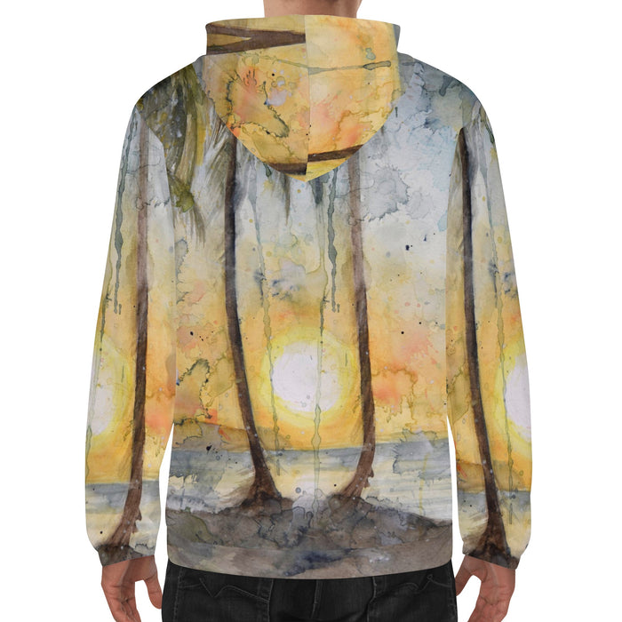 Men's Lightweight Tropical Zip Hoodie