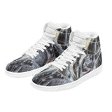 Women's Shark High Top Skateboard Shoes