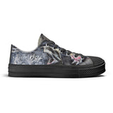Women's Shark Low Top Canvas Shoes