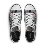 Women's Shark Low Top Canvas Shoes