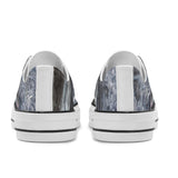 Men's Shark Low Top Canvas Shoes
