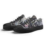 Women's Shark Low Top Canvas Shoes