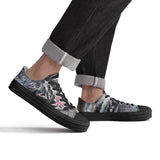 Men's Shark Low Top Canvas Shoes