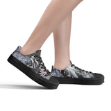 Women's Shark Low Top Canvas Shoes